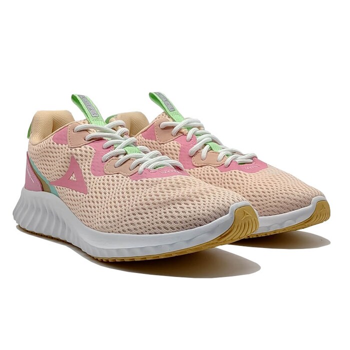 Tenis Deportivos Running Pirma 4010  Color Rosa Para Mujer .