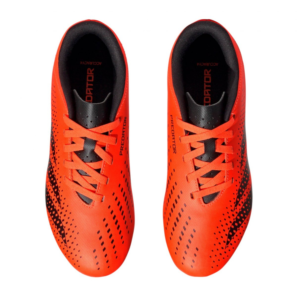 Tenis De Futbol Adidas Predator Accuracy .4 FxG jR Naranja HQ0951.