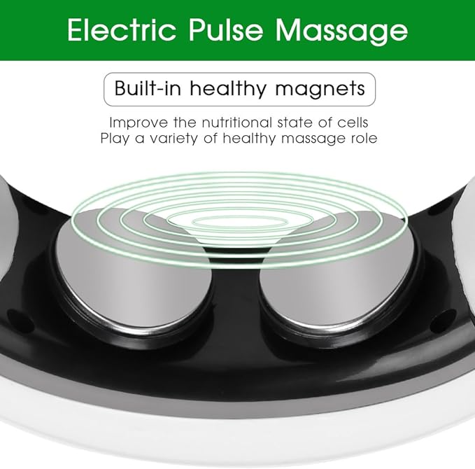Masajeador Eléctrico De Pulso Para El Cuello, Masajeador Cervical Inteligente Multifunción Para Relajar El Cuello, Los Hombros Y La Espalda, Masajeador Muscular De 16 Grados De Fuerza Para Relajar.