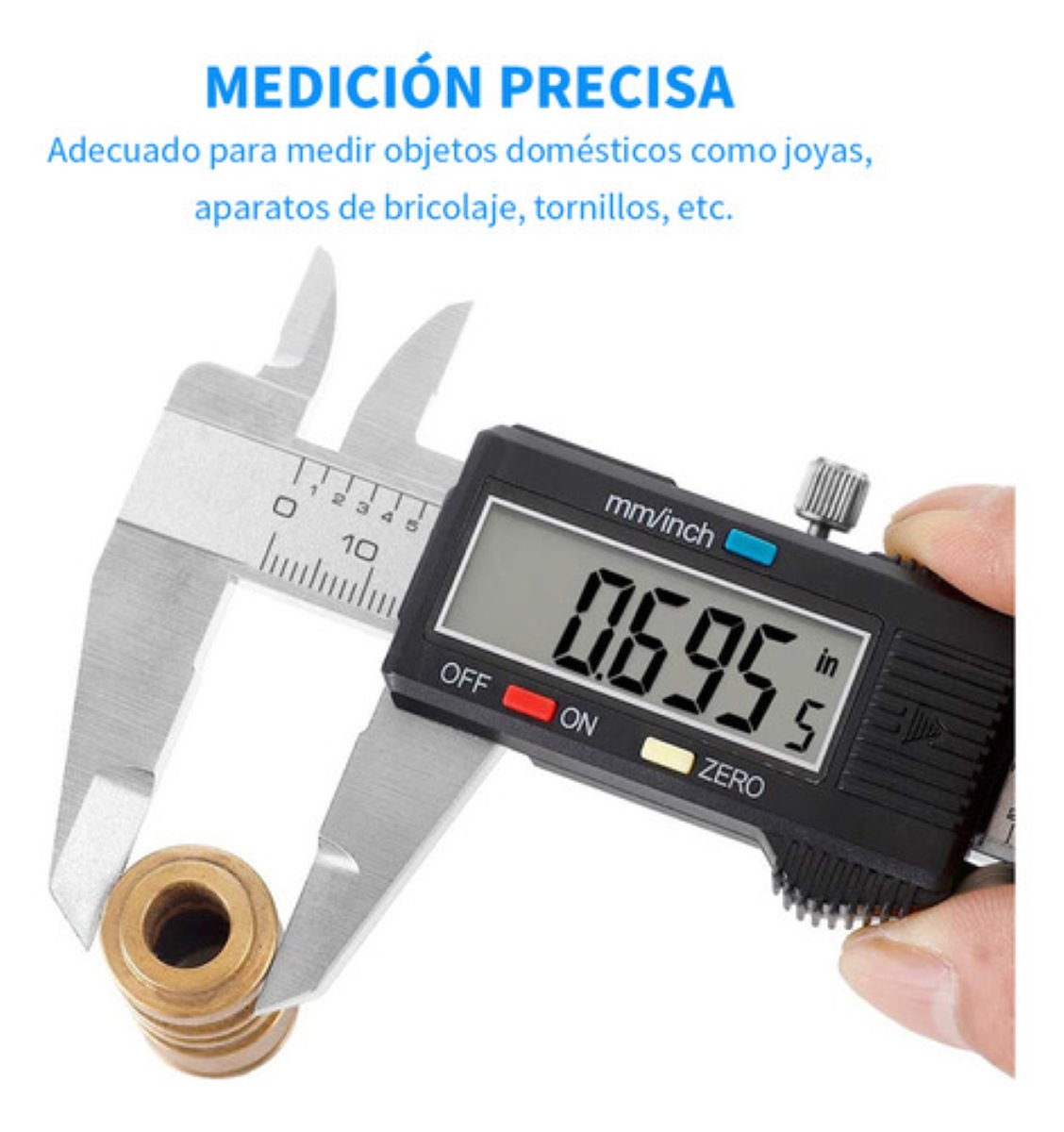 Calibrador Vernier Digital Pie De Rey 6in Precisión 0.01mm