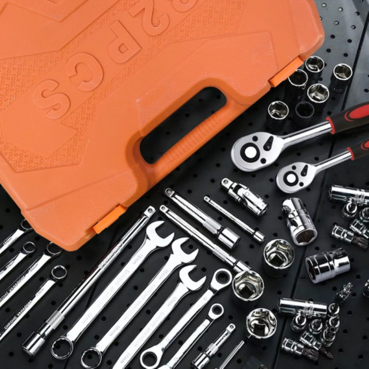 Juego De Herramientas Para Reparación De Auto Y Moto 82 Pzs