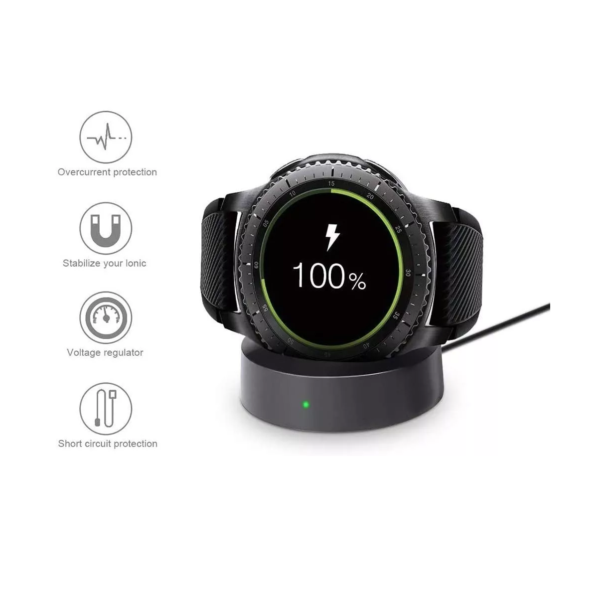 Cargador Samsung Galaxy  Negro.
