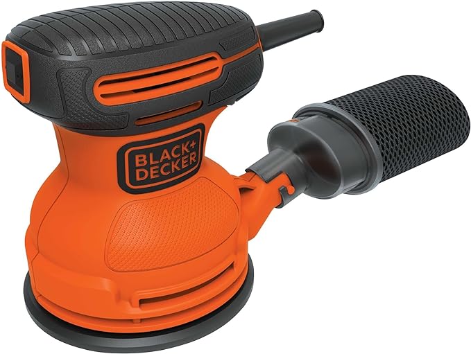 Black & Decker BDERO100 Lijadora orbital aleatoria, 5".