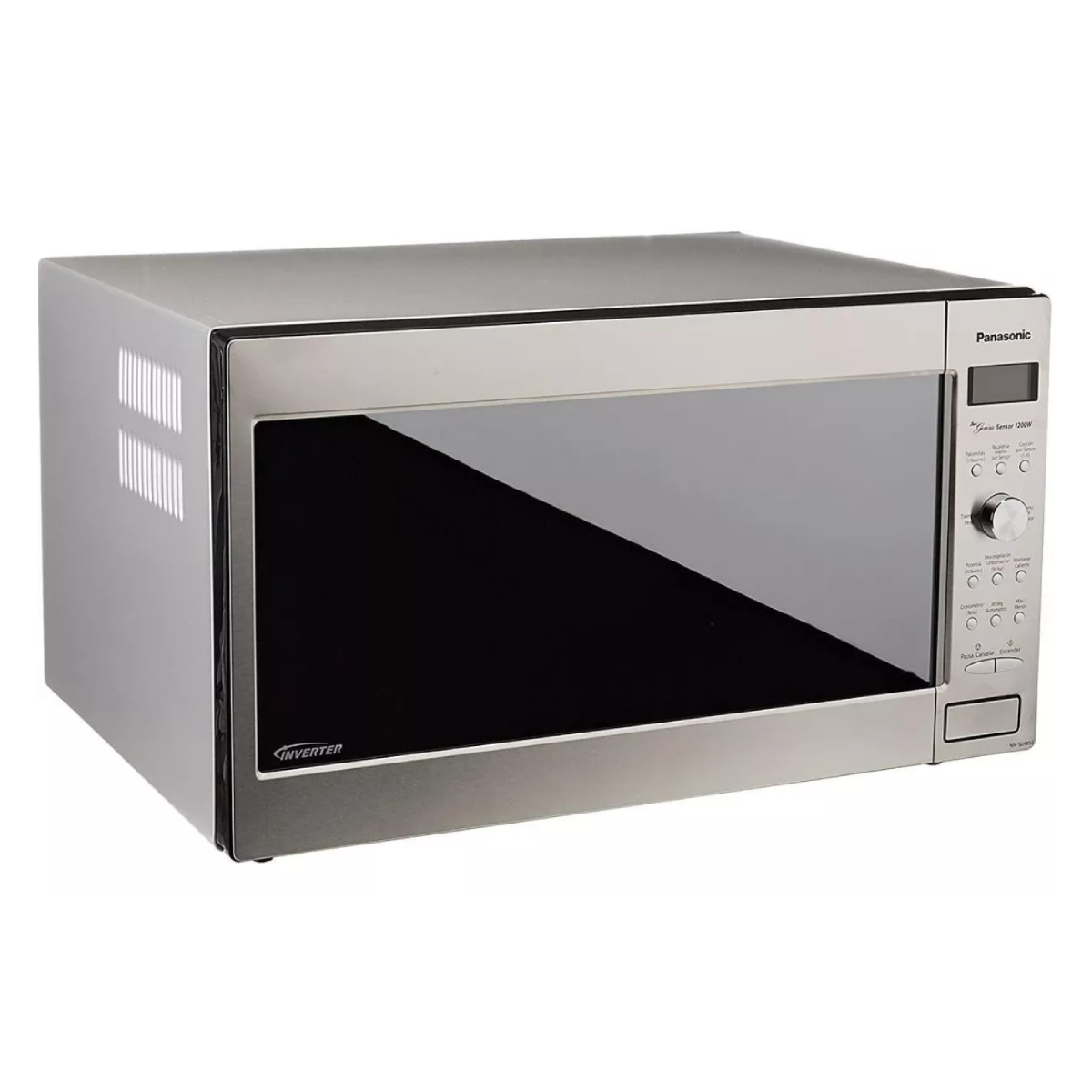 Microondas Panasonic 2.2p3 Inverter NN-SD985SRPH Color Plata 120V ​.