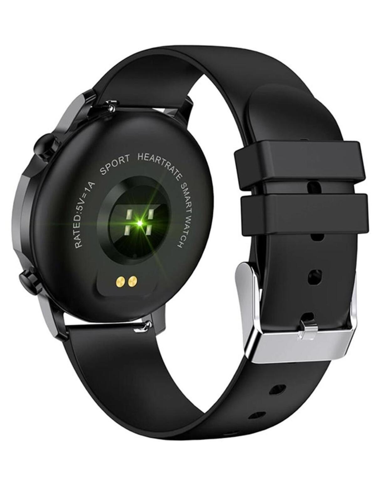Smart Watch Reloj Inteligente V23 Fralugio Notificaciones Hd NEGRO
