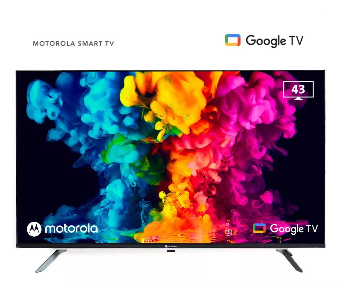 Televisión Pantalla 43 Pulgadas Google TV Motorola FHD MOT43FLE11