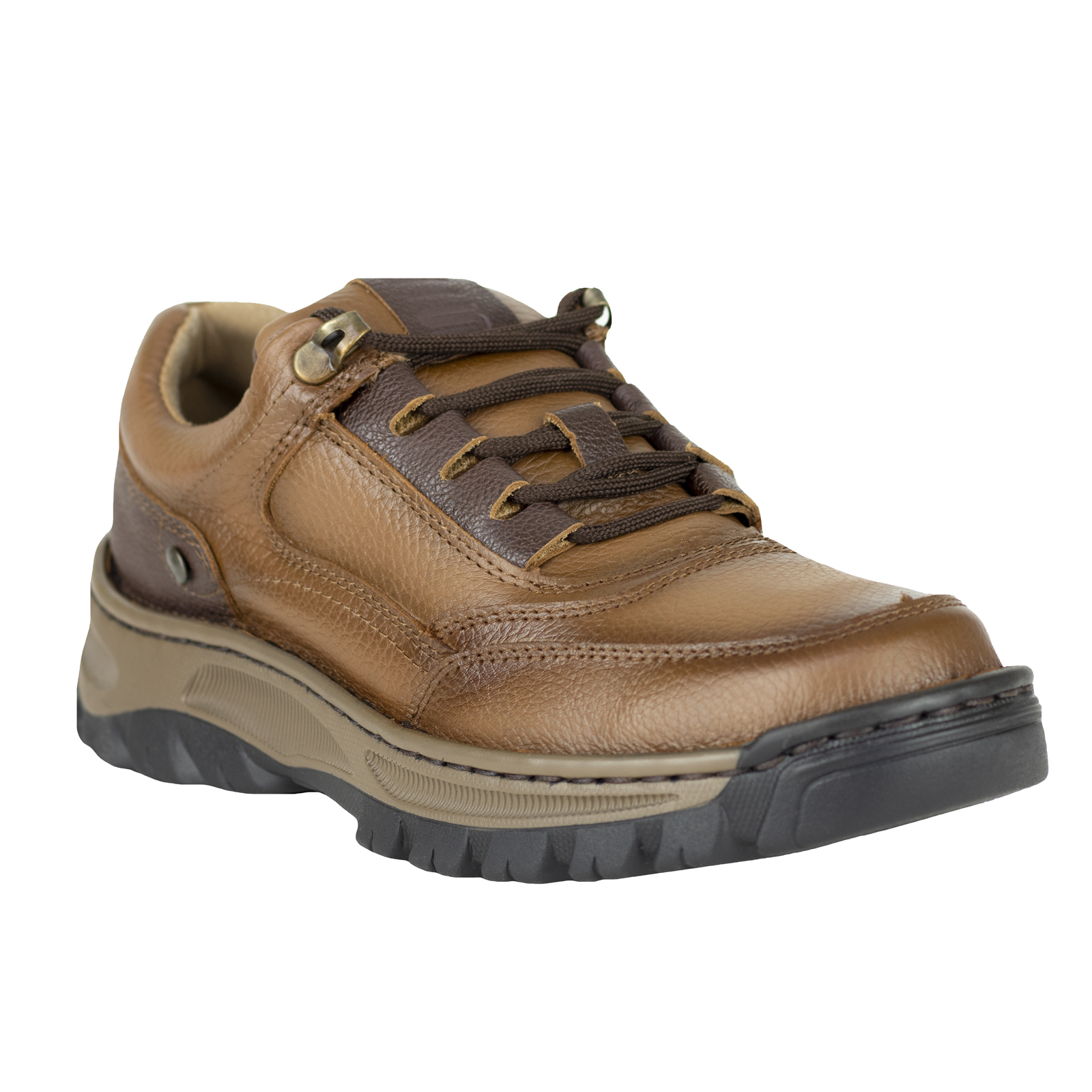 Zapato Outdoor Choclo De Hombre Lobo Solo Robusto 9061 Miel.