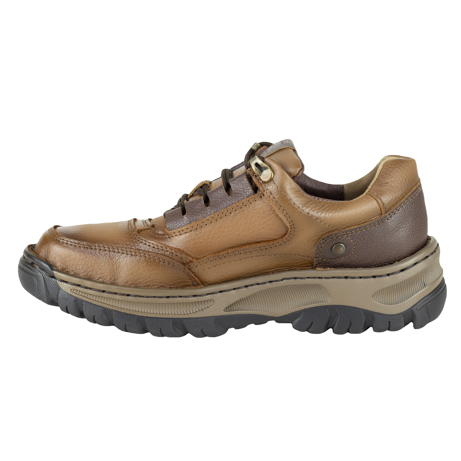 Zapato Outdoor Choclo De Hombre Lobo Solo Robusto 9061 Miel.