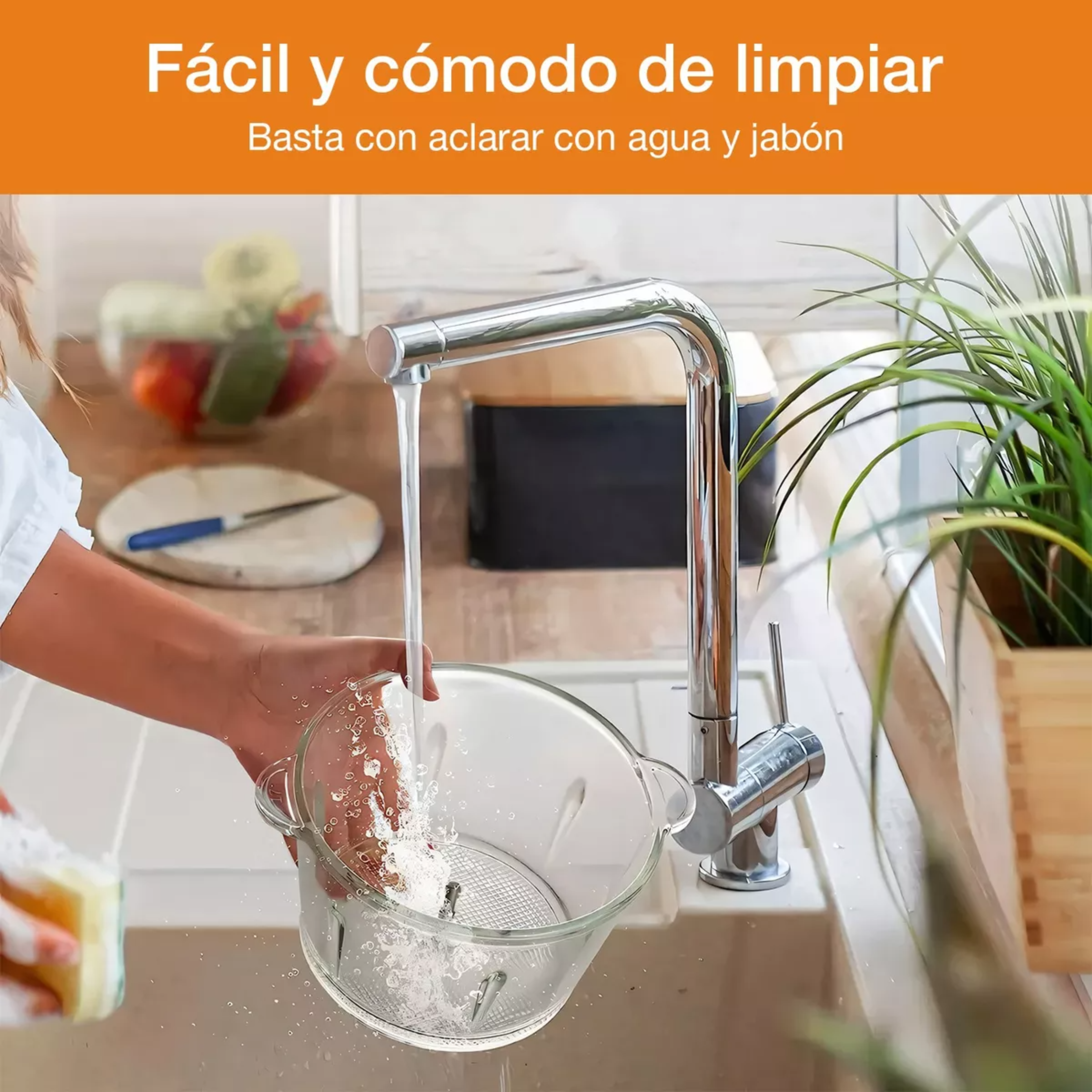 Procesador De Alimentos Eléctrica 2l Tres Velocidades Vidrio.