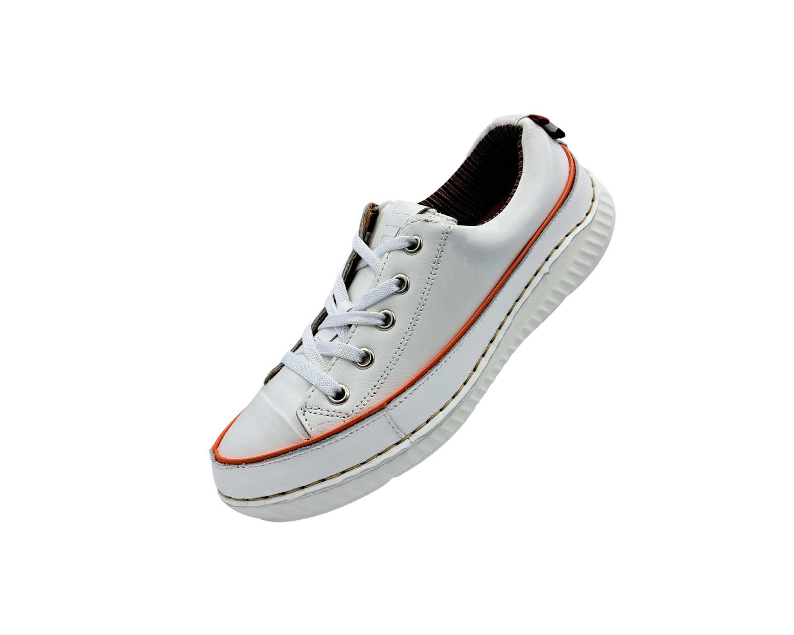 Tenis Color Blanco Casual Para Dama Lobo Solo 3533.
