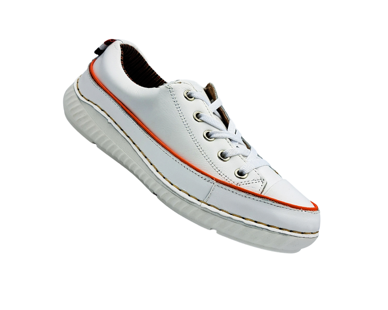 Tenis Color Blanco Casual Para Dama Lobo Solo 3533.