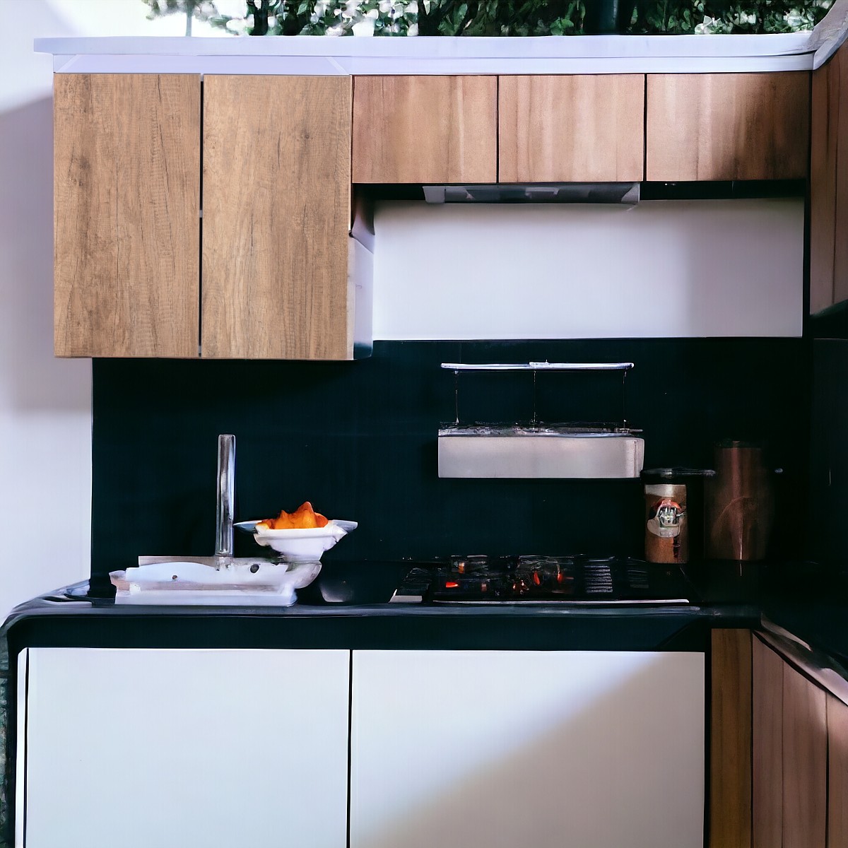 Alacena de cocina organizador 2 niveles .