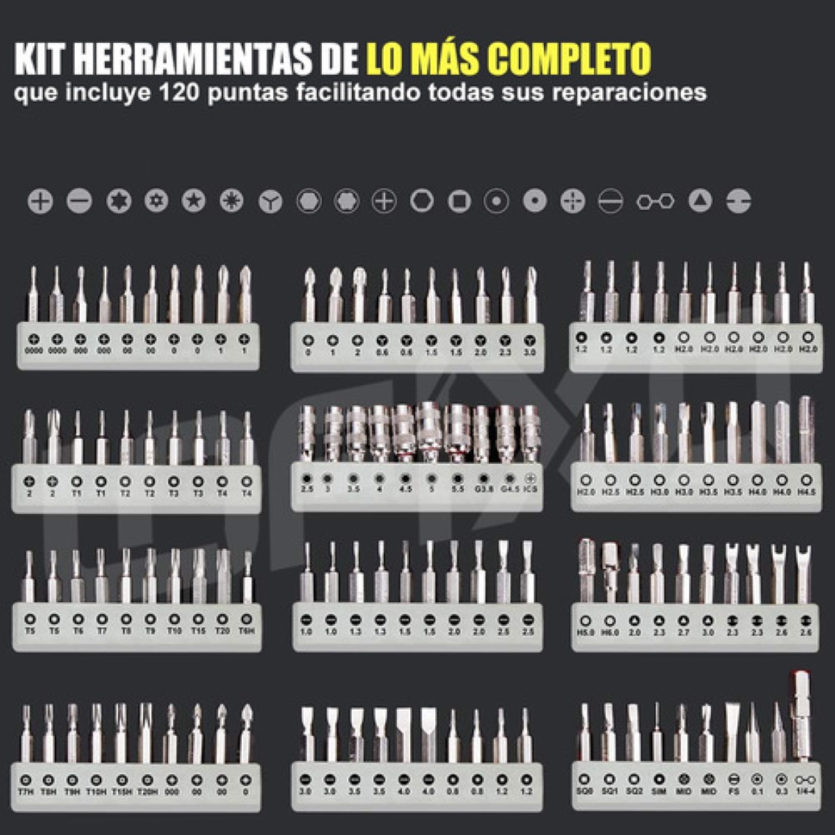 Kit De Herramientas Desarmador Reparar Reloj Ps4 Celular Mac