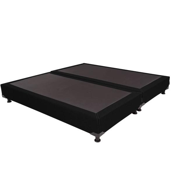 Colchon King Size Spring Air Morgan Con Box Negro, 2 Almohadas Osos y Edredon.