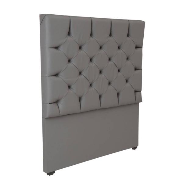 Colchon Individual Spring Air Marte con Cabecera Calgary Gris Rata