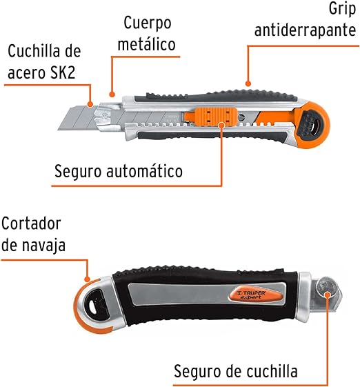 Truper Expert CUT-6XX, Cutter 6" reforzado, Alma métalica.