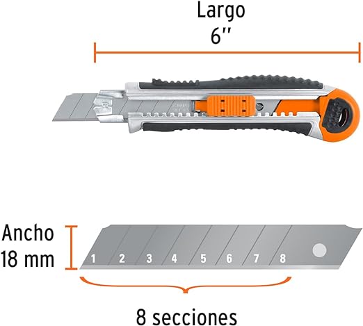 Truper Expert CUT-6XX, Cutter 6" reforzado, Alma métalica.