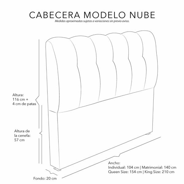 Cabecera Individual Dicasa Nube Lila