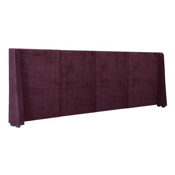 Cabecera King Size Dicasa Milan Velvet Morado
