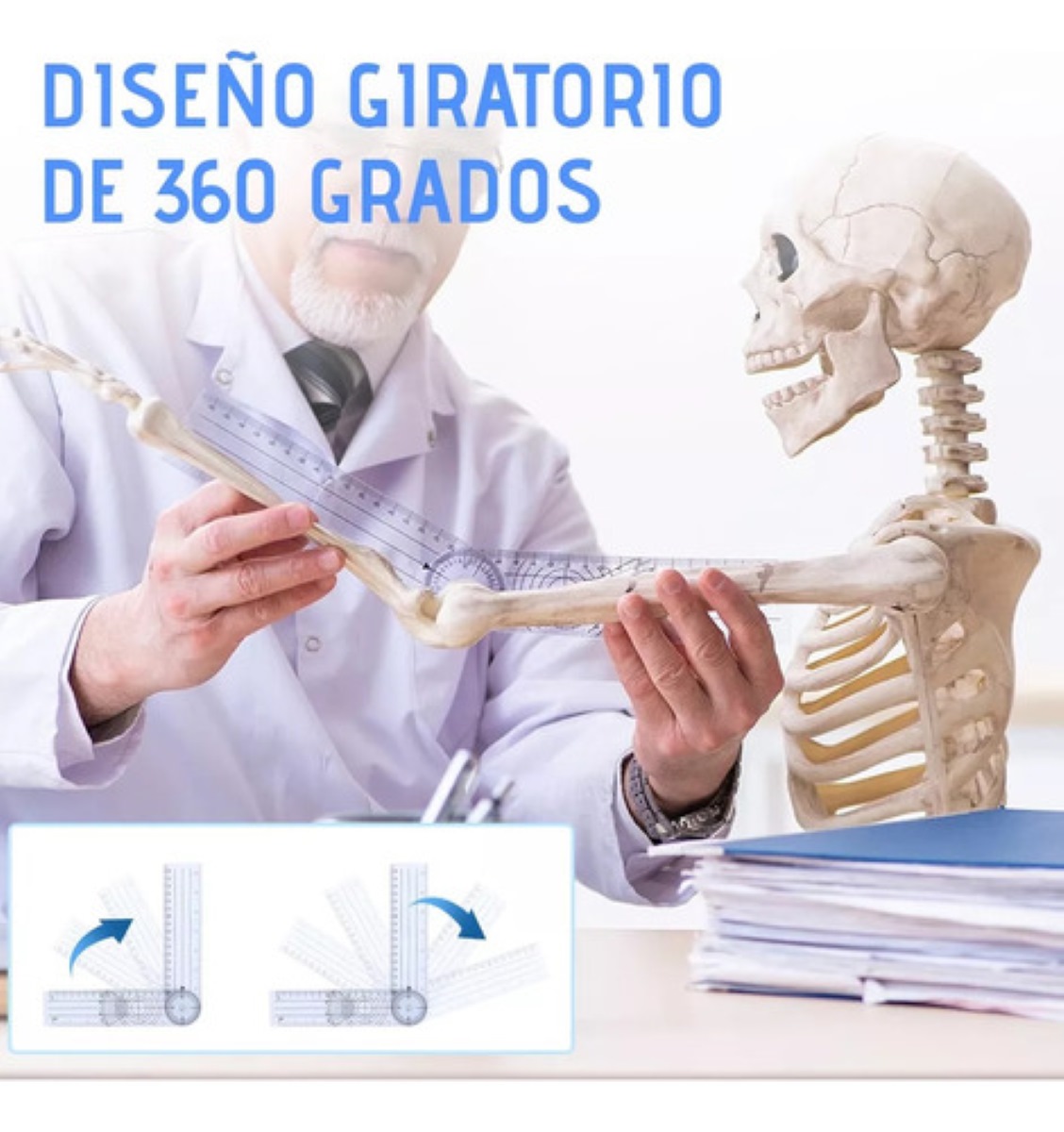 Kit De Goniómetros De Fisioterapia Herramientas Médicas 6 pcs