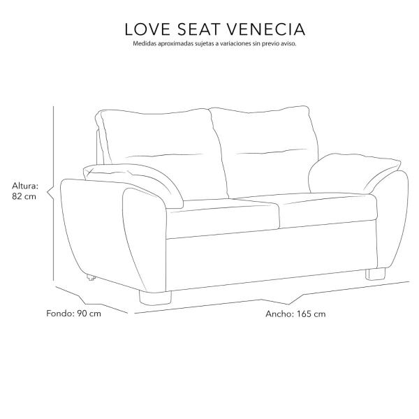 Sala Dicasa Venecia Azul *COBERTURA SOLO EN CDMX Y AREA METROPOLITANA