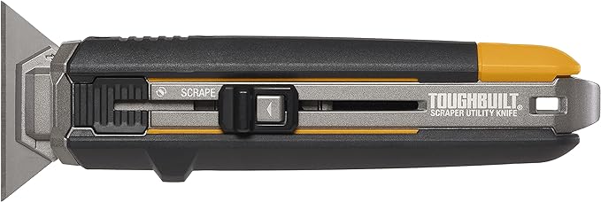 ToughBuilt - Scraper Utility Knife + 5 Blades - (TB-H4S5-01).