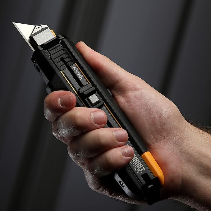 ToughBuilt - Scraper Utility Knife + 5 Blades - (TB-H4S5-01).