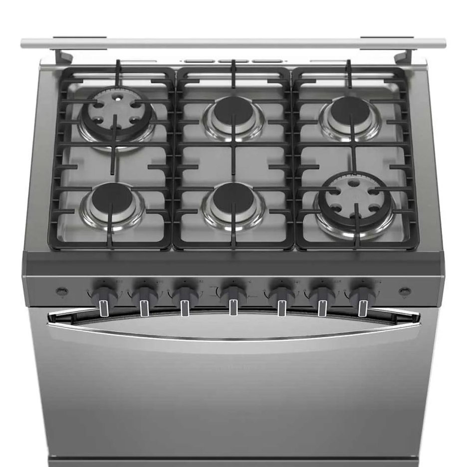 Estufa de Gas Empotre Acros ABR7140G de 80 cm (31") Color Tittanio.