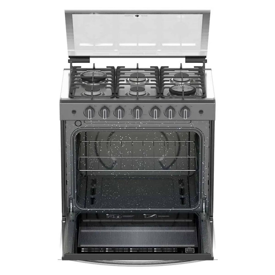Estufa de Gas Empotre Acros ABR7140G de 80 cm (31") Color Tittanio.