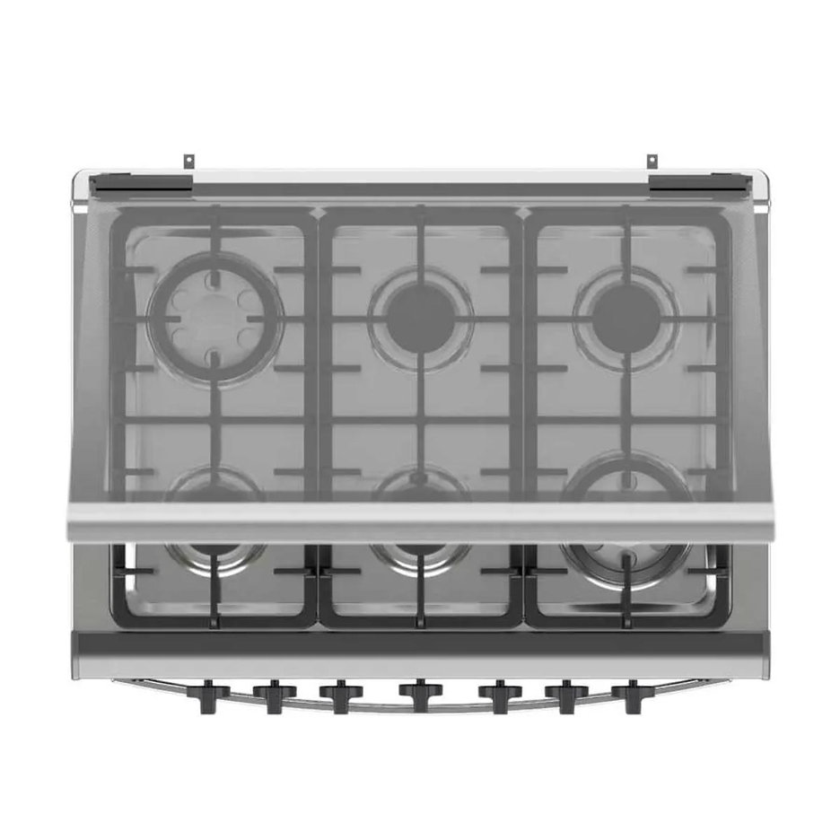 Estufa de Gas Empotre Acros ABR7140G de 80 cm (31") Color Tittanio.