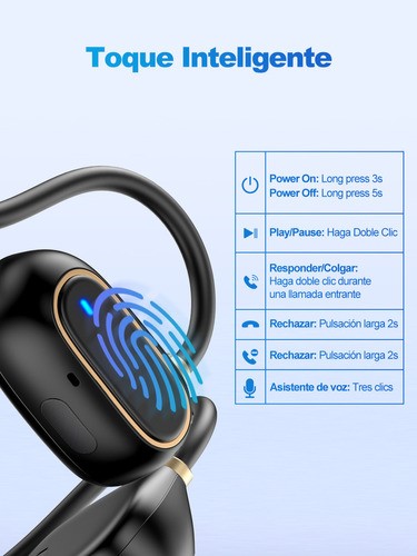 "Audífonos Inalámbrico Bluetooth Conducción Ósea Link Dream "