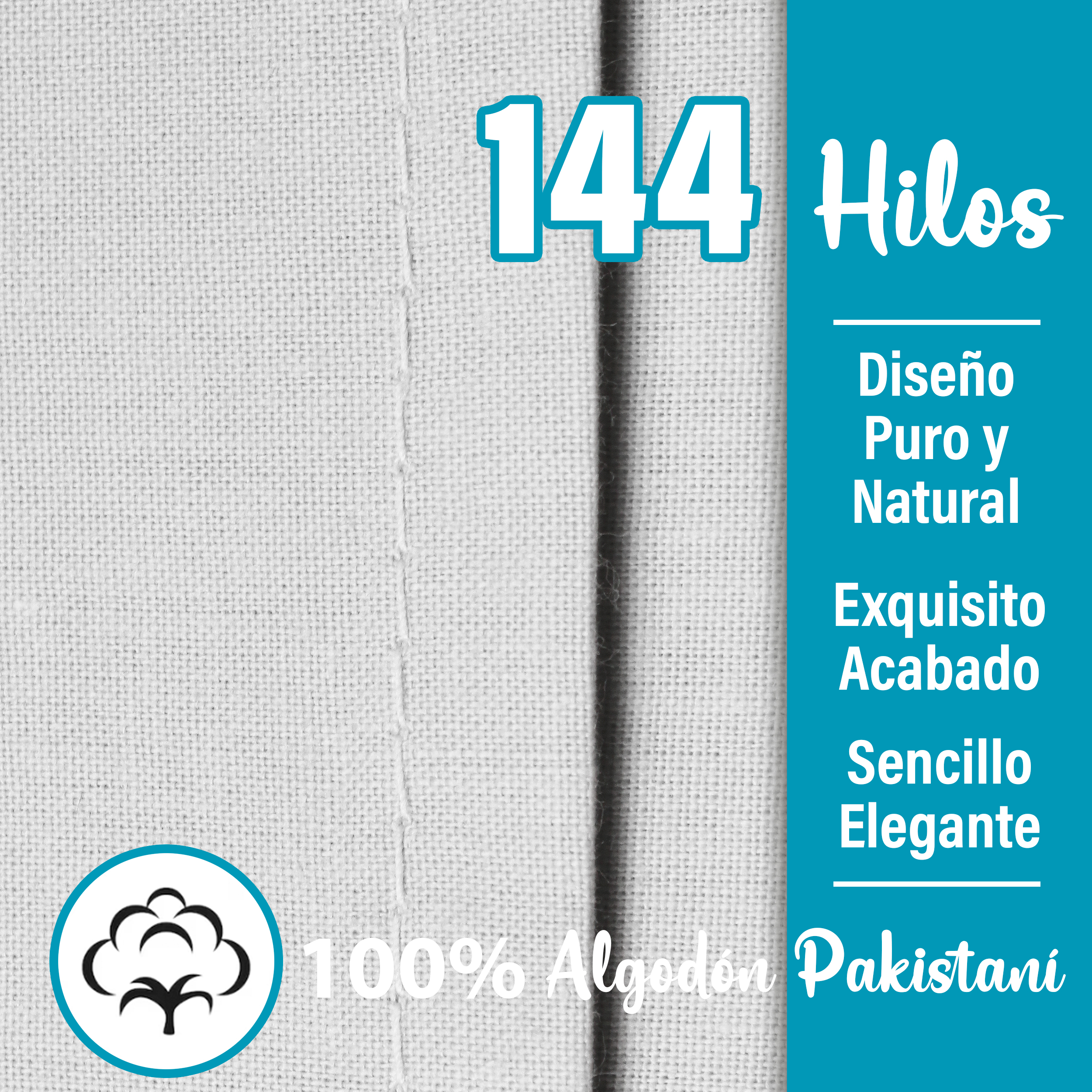 Juego De Sábanas Algodón Matrimonial Color Blanco 4 Pzas Transpirable.