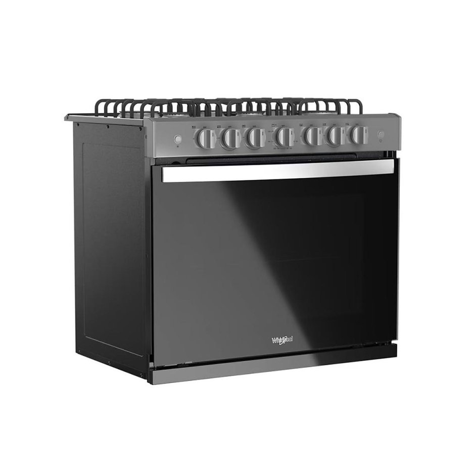 Estufa de Gas Empotre Whirlpool WER2000B 80 cm (30") Acero Inoxidable.