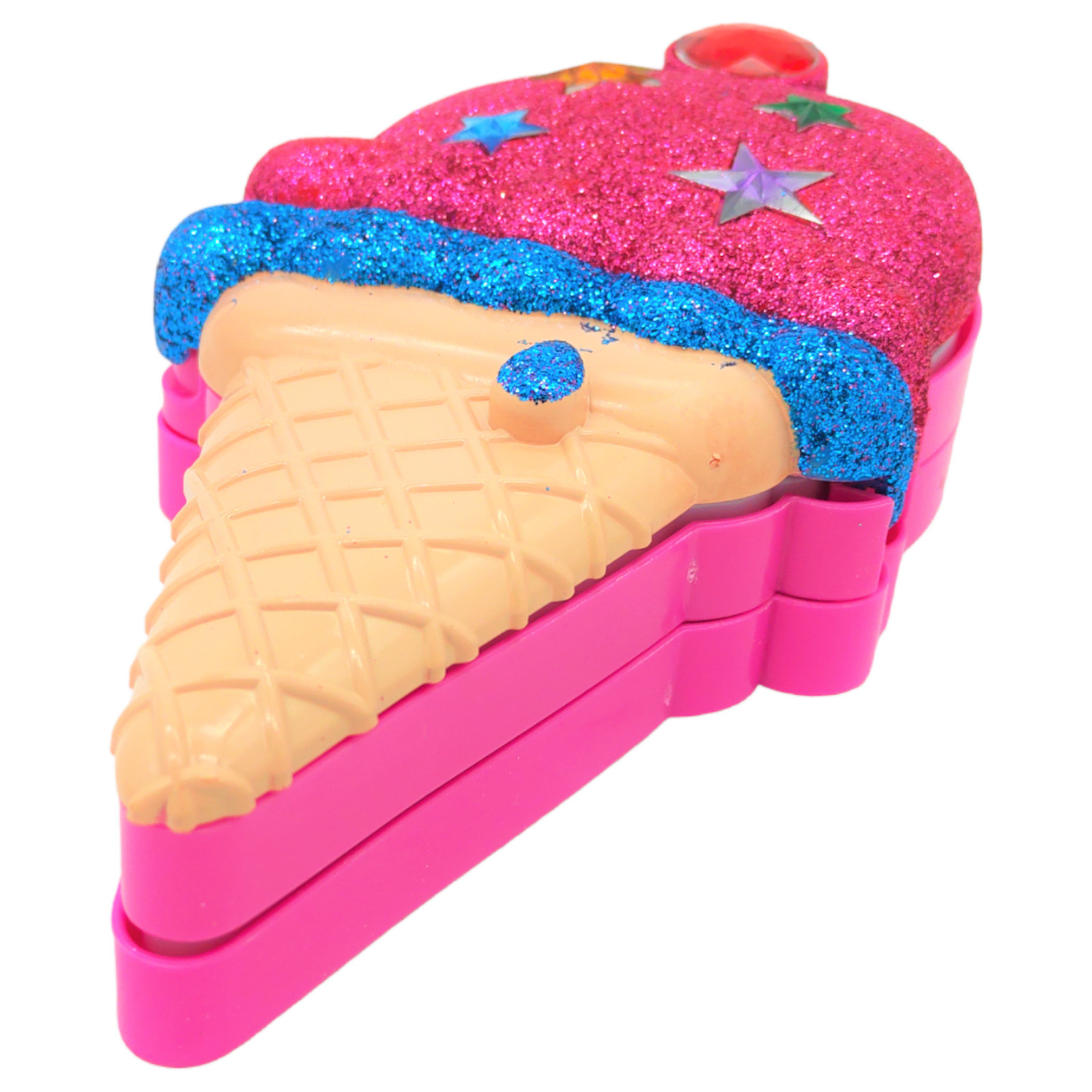 Kit de Uñas de Juguete para Niñas Lavable para Cumpleaños Cono - Rosa .