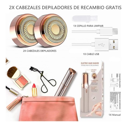 "Ipl Depiladora Luz Facial Pulsada Laser Permanente Sin Dolor Champagne "