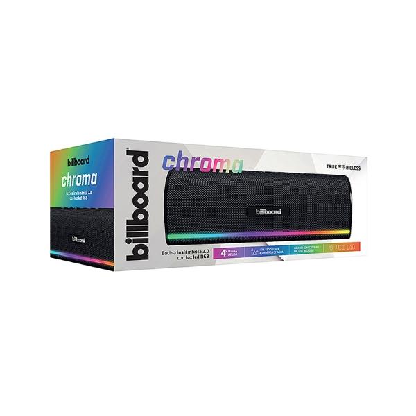 BOCINA BILLBOARD CARBONO POCKET LED 2"x2 NEGRO BLUETOOTH.