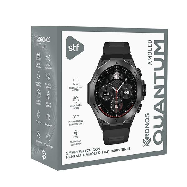 SMARTWATCH STF KRONOS QUANTUM NEGRO PANTALLA 2".