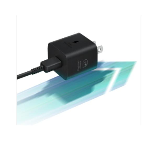 Cargador de pared SAMSUNG 1510X NEGRO 1 puerto USB C + CABLE  TIPO C 15W.