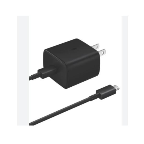 Cargador de pared SAMSUNG 1510X NEGRO 1 puerto USB C + CABLE  TIPO C 15W.