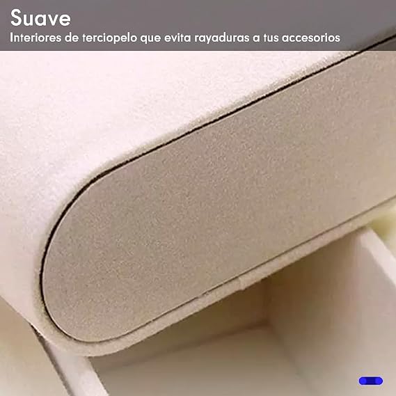 A BLACK MAMUT Caja Organizadora de Relojes para Hombre, Relojero,Tipo Piel, Terciopelo Suave, Acolchonado Estilo Elegante .