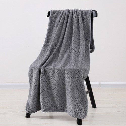 "3 Piezas Tuallas Toallas Baño Completo Grande 70×140 CmGris oscuro+Gris claro+Verde ".
