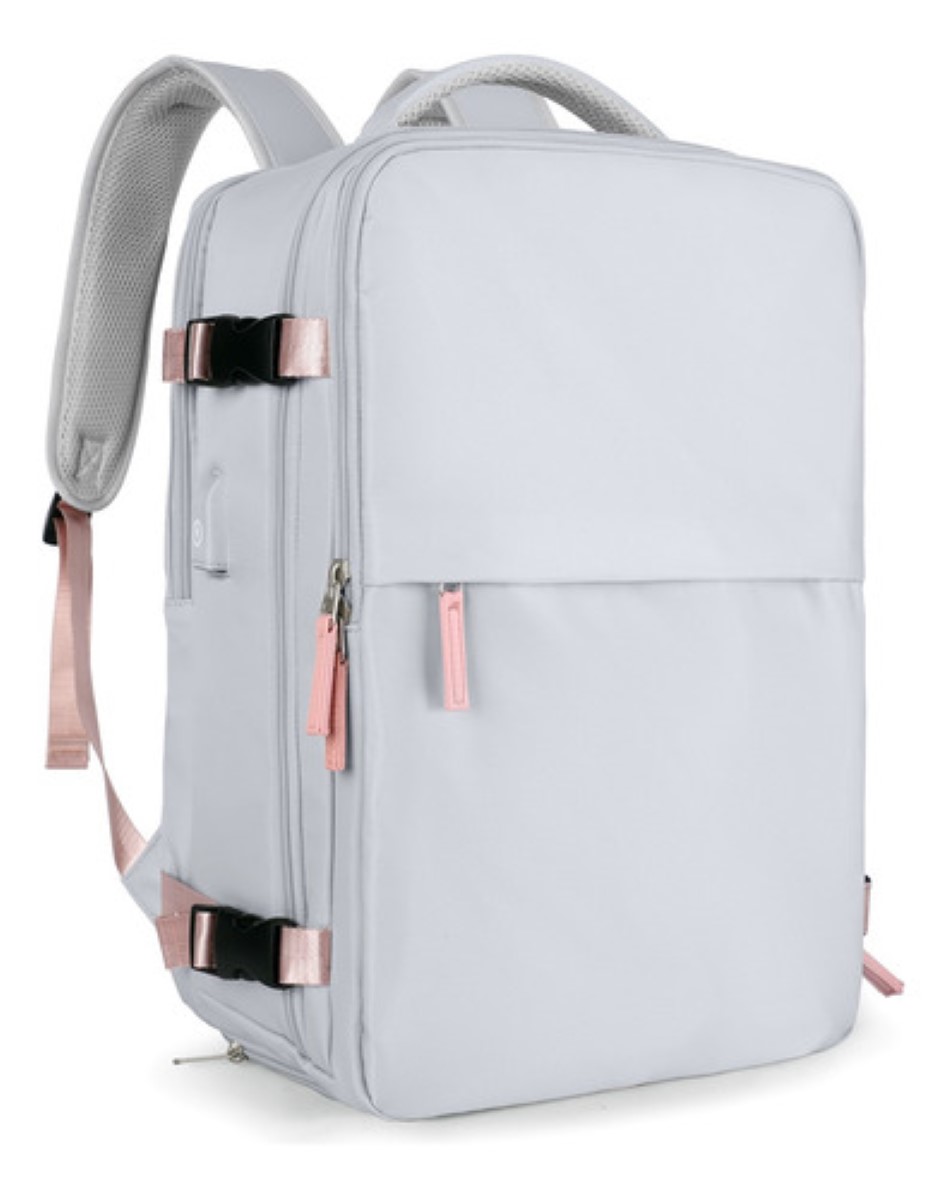 Mochila De Viaje,mochila Grande De 35 L ris Cierres Rosa.