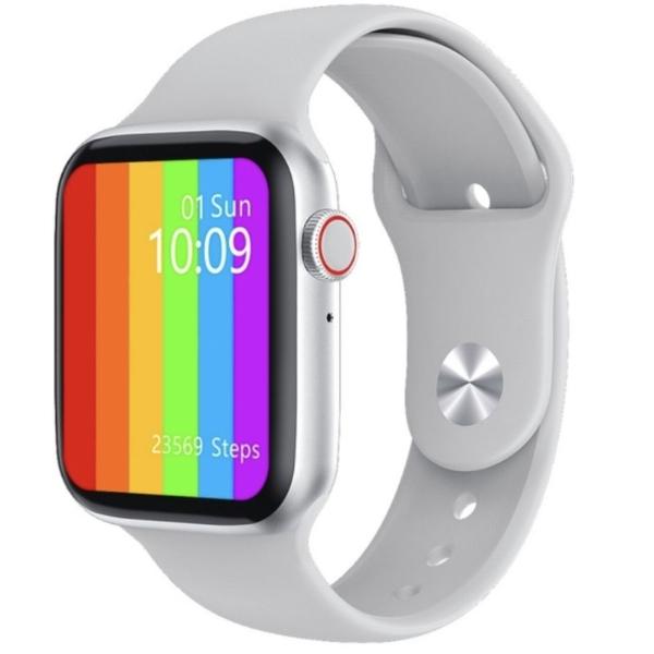 Fralugio Smartwatch Reloj Inteligente W26 Full touch Termometro, Oximetro Notificaciones 