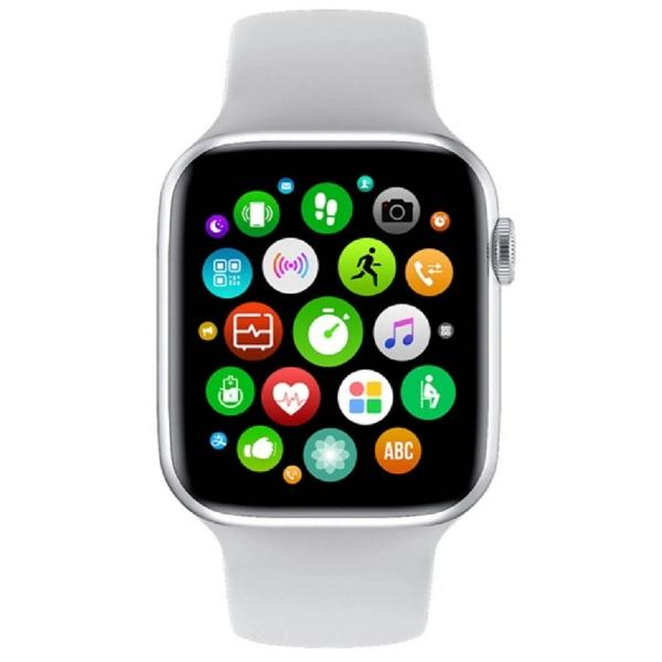 Fralugio Smartwatch Reloj Inteligente W26 Full touch Termometro, Oximetro Notificaciones 