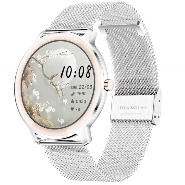 Reloj Smart Watch Unisex Full Touch R18 Pro De Lujo Y Metal