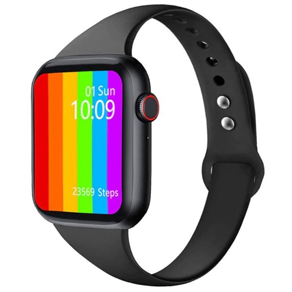 Fralugio Smartwatch Reloj Inteligente W26 Full touch Termometro, Oximetro Notificaciones 