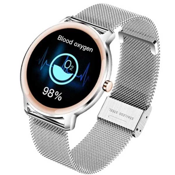 Reloj Smart Watch Unisex Full Touch R18 Pro De Lujo Y Metal