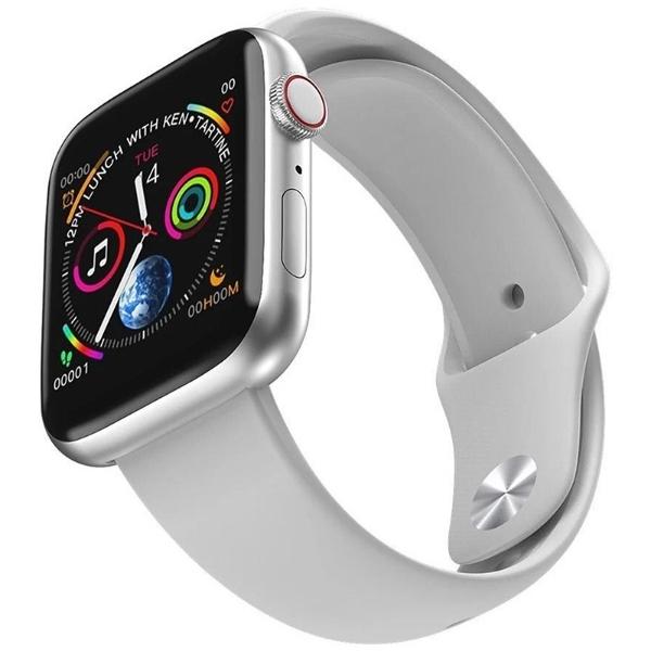 Fralugio Smartwatch Reloj Inteligente con Termómetro Recibe Notificaciones W58 Pro