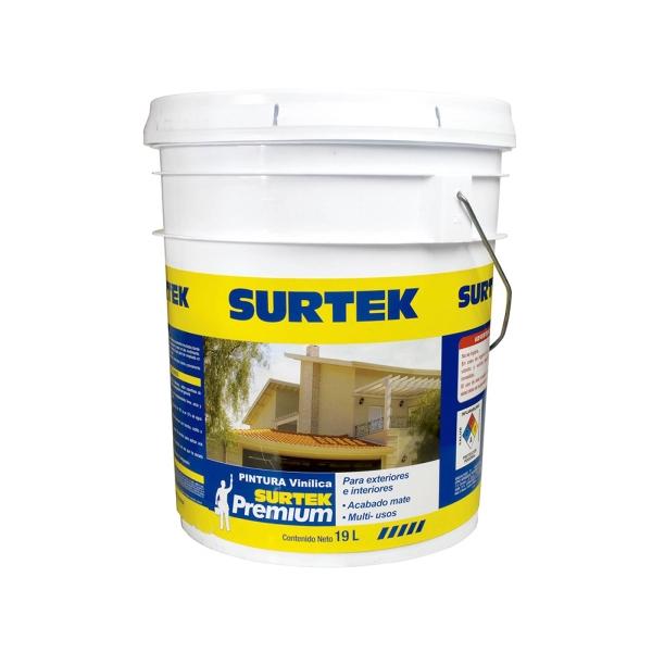 Pintura Vinilica Acrilica Premium Negro 19lt Surtek