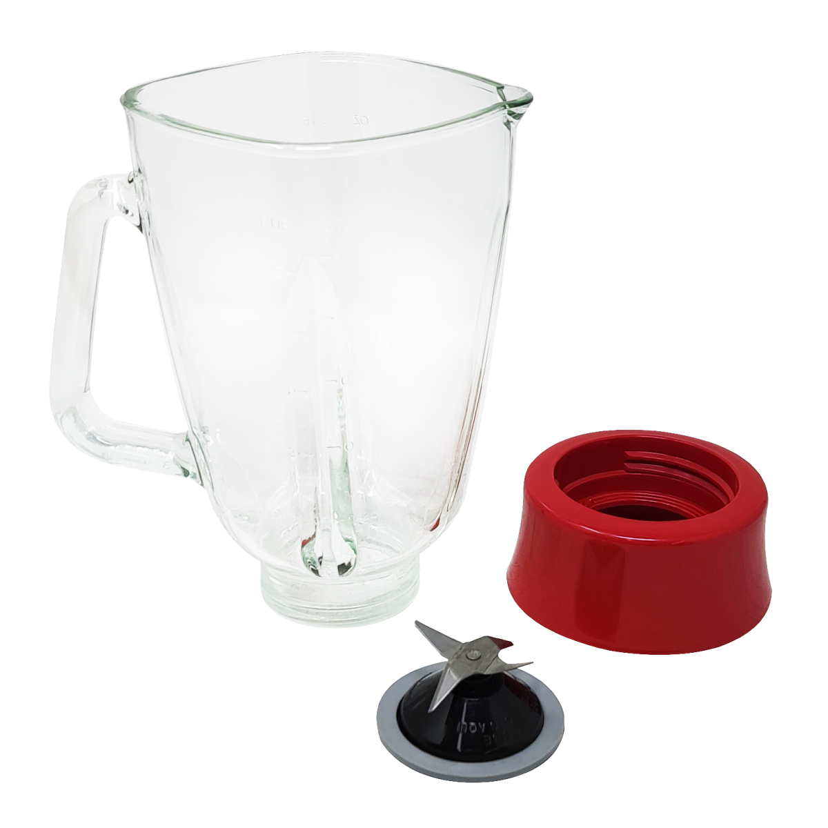 Licuadora 2 Vel Vaso de Vidrio PowerMix Roja T-FAL ln2835mx.